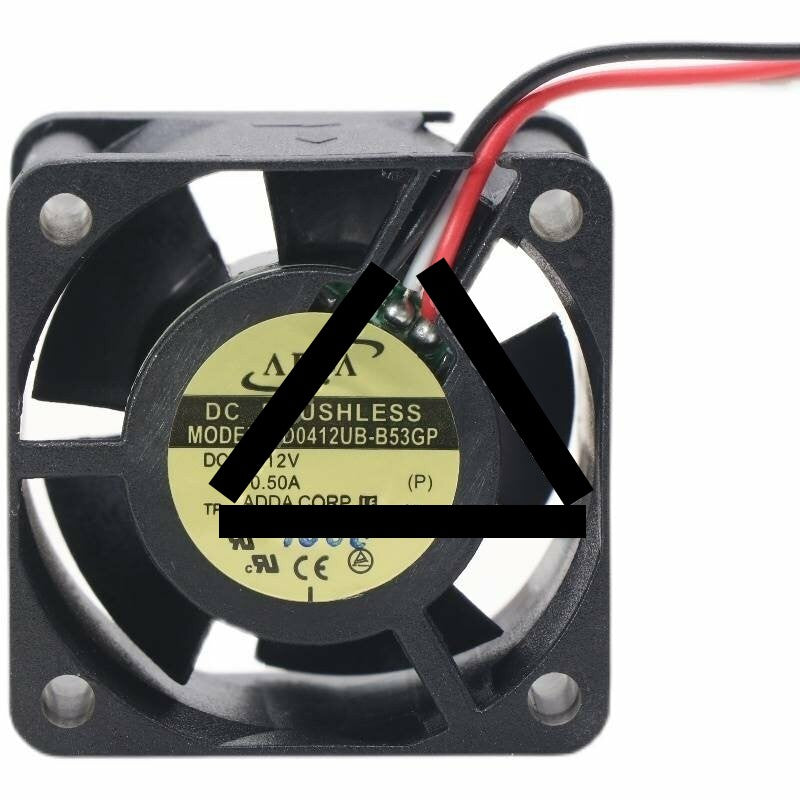 ADDA AD0412UB-B53GP DC 12V 0.50A 2 Wires / 3 Wires Axial Cooling Fan
