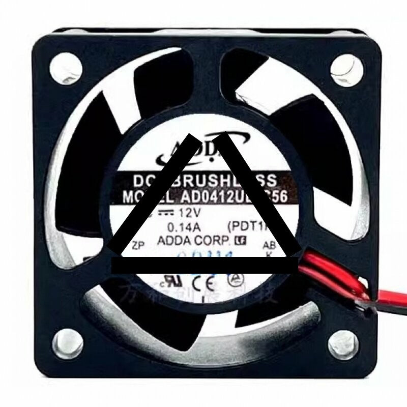 ADDA AD0412UB-C56 DC 12V 0.14A 2 Wires / 3 Wires Axial Cooling Fan