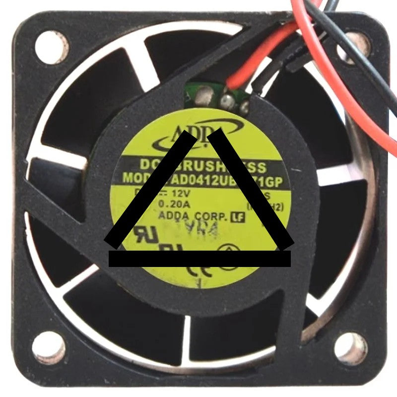 ADDA AD0412UB-C71GP 12V 0.20A DC Brushless 2 Wires Axial Cooling Fan