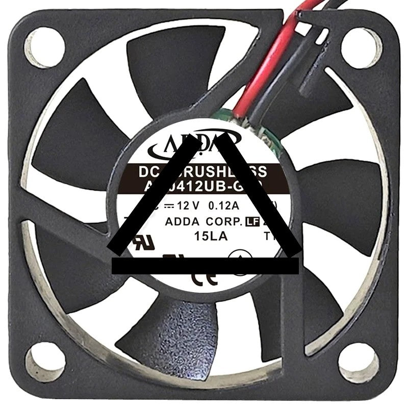 ADDA AD0412UB-G70 12V 0.12A DC Brushless 2 Wires Axial Cooling Fan