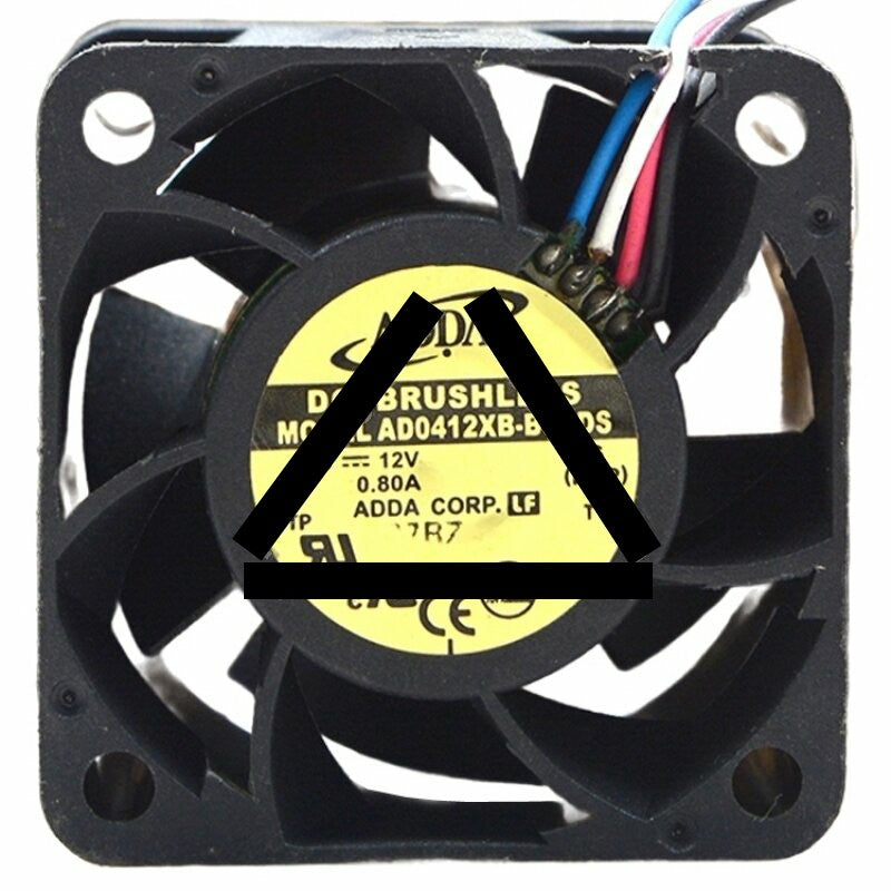 ADDA AD0412XB-B5BDS DC 12V 0.80A Brushless 4028 Axial Cooling Fan