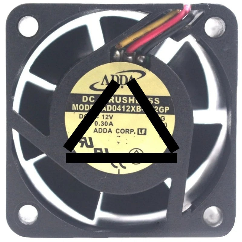 ADDA AD0412XB-C72GP 12V 0.30A 3 Wires Axial Cooling Fan