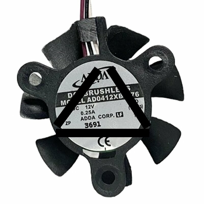 ADDA AD0412XB-G76 DC 12V 0.25A Brushless Axial Cooling Fan