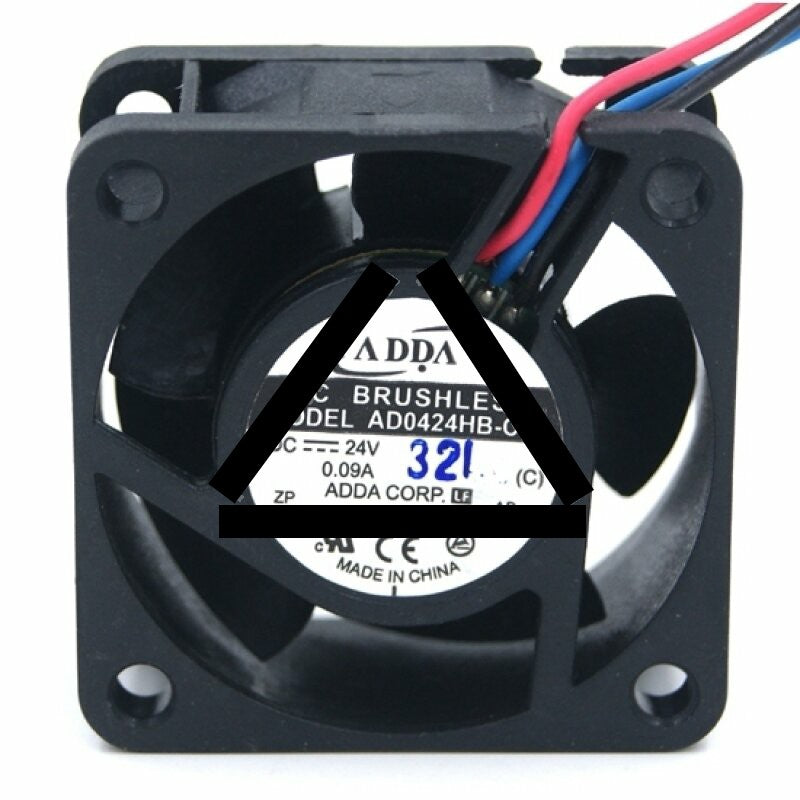 ADDA AD0424HB-C56 DC 24V 0.09A 2 Wires / 3 Wires Axial Cooling Fan