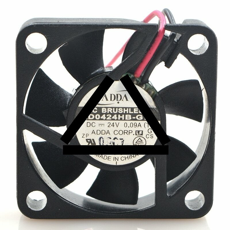 ADDA AD0424HB-G70 DC 24V 0.09A 2 Wires / 3 Wires Axial Cooling Fan