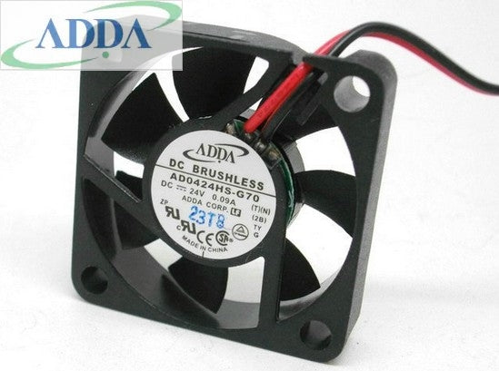 ADDA AD0424HS-G70 40mm 4CM 4010 24V 5700RPM ball bearing small axial DC brushless cooling fan