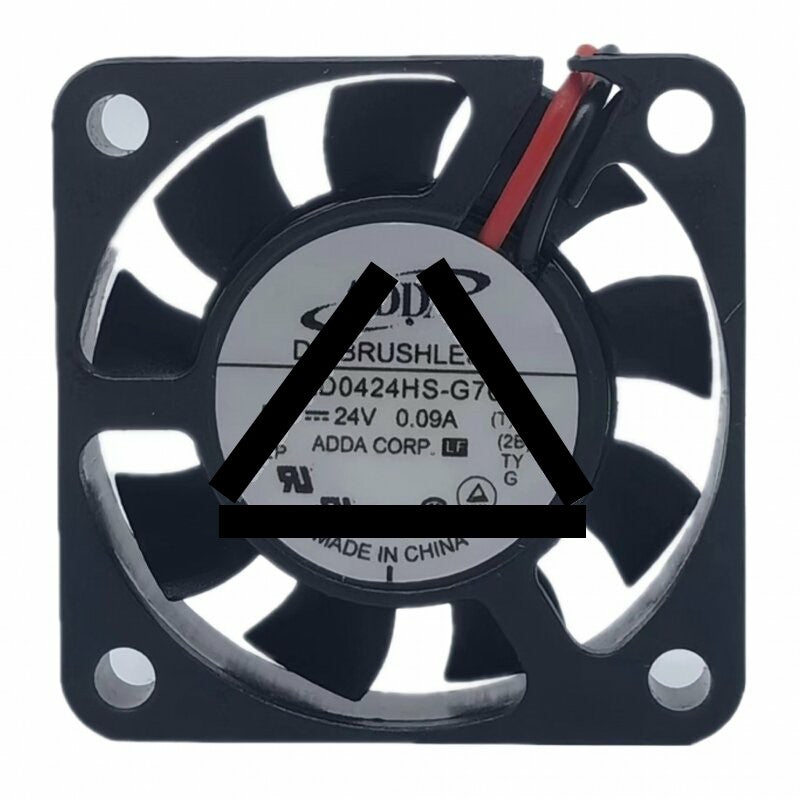 ADDA AD0424HS-G70 DC 24V 0.09A 4010 Axial Brushless Cooling Fan