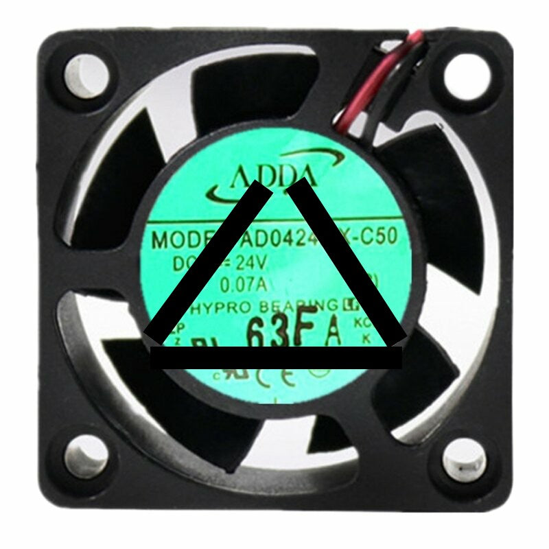 ADDA AD0424MX-C50 DC 24V 0.07A 4020 Axial HYPRO Bearing Cooling Fan