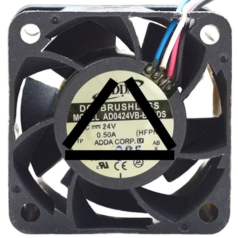 ADDA AD0424VB-B5BDS 24V 0.50A 4 Wires DC Brushless PWM Cooling Fan
