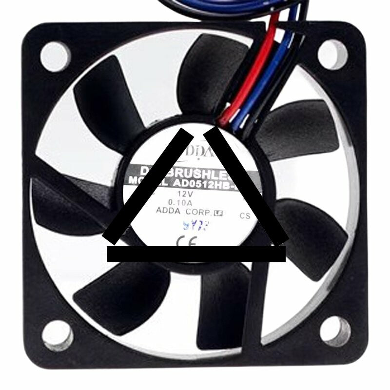 ADDA AD0512HB-D76 DC 12V 0.10A 5010 Axial Brushless Cooling Fan