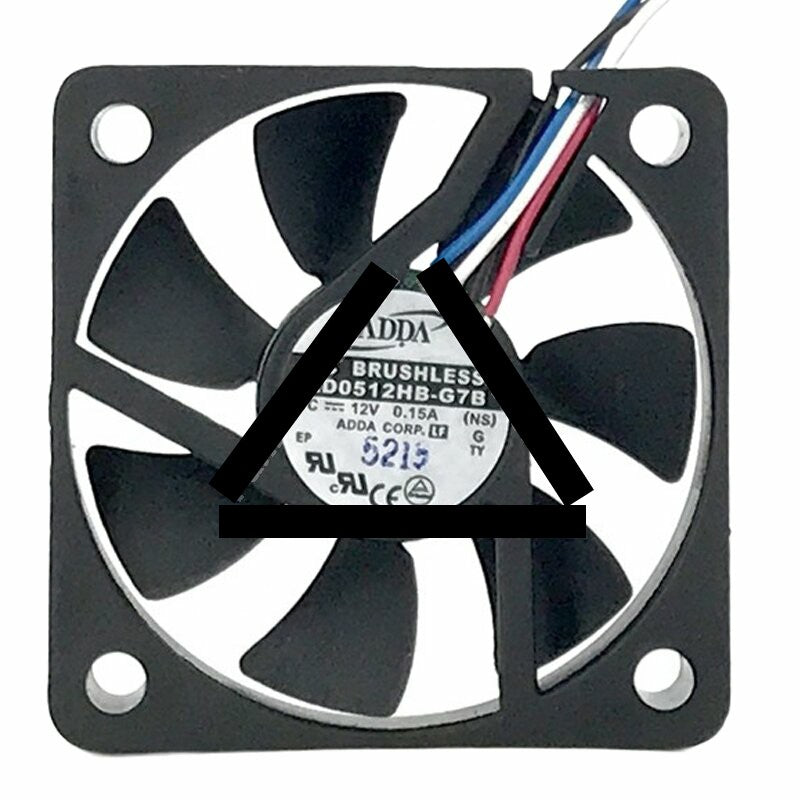 ADDA AD0512HB-G7B DC 12V 0.15A 5010 Axial Cooling Fan