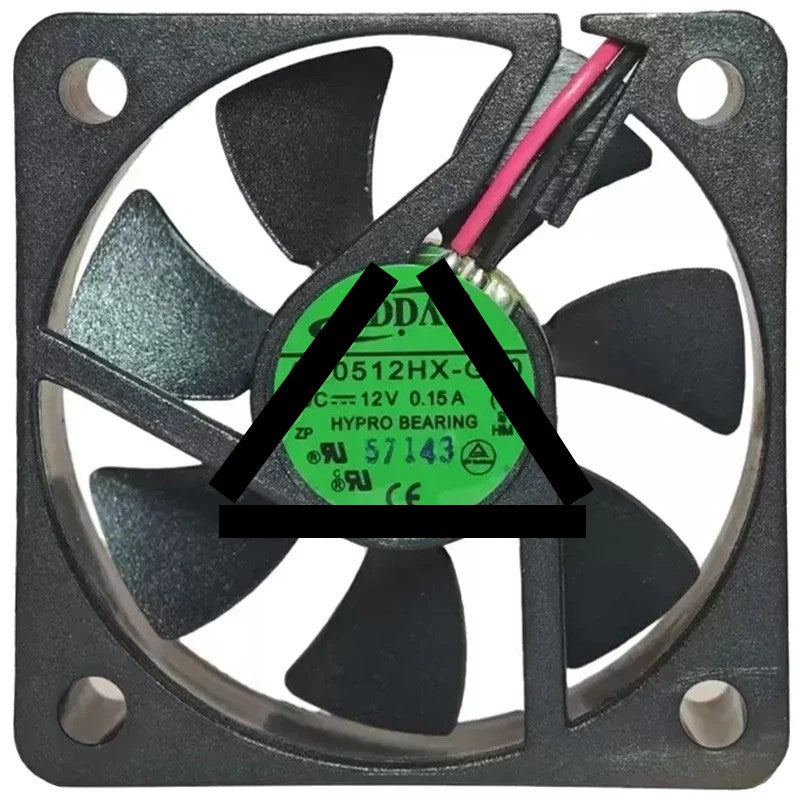 ADDA AD0512HX-G70 12V 0.15A 2 Wires HYPRO Bearing Cooling Fan