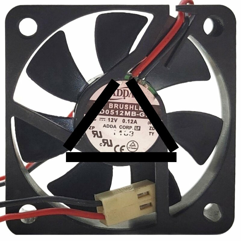 ADDA AD0512MB-G70 DC 12V 0.12A 2 Wires Brushless Axial Cooling Fan