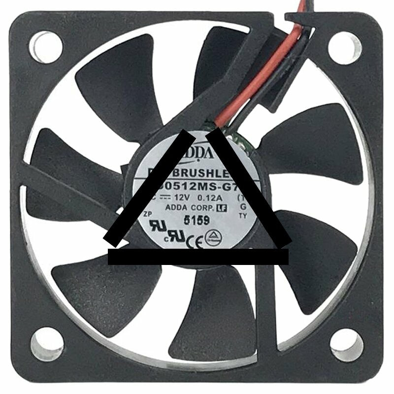 ADDA AD0512MS-G70 12V 0.12A 2 Wires 5010 DC Brushless Axial Cooling Fan