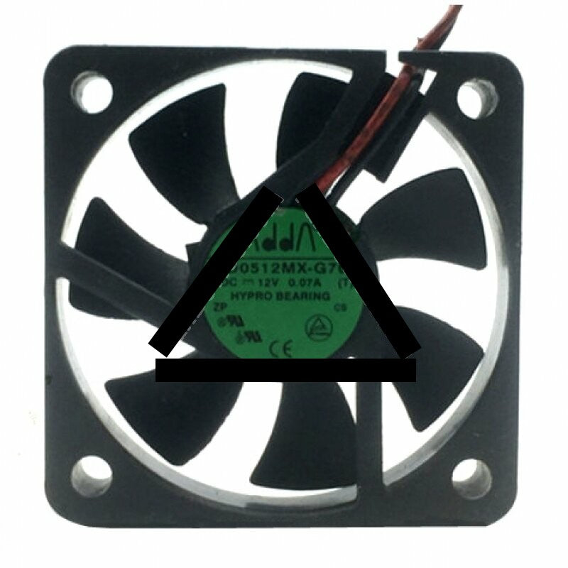 ADDA AD0512MX-G70 DC 12V 0.07A 2 Wires Axial Cooling Fan