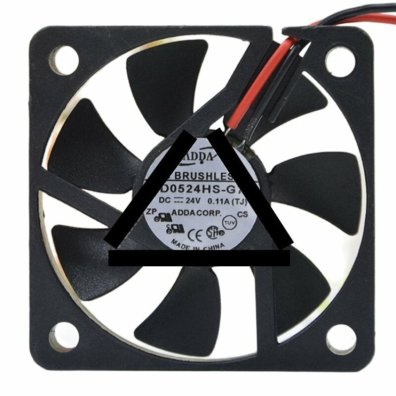 ADDA AD0524HS-G70 DC 24V 0.11A 2 Wires / 3 Wires / 4 Wires Axial Cooling Fan