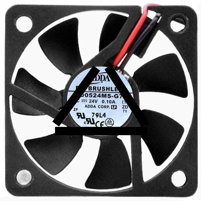 ADDA AD0524MS-G70 24V 0.10A 2 Wires Axial Cooling Fan