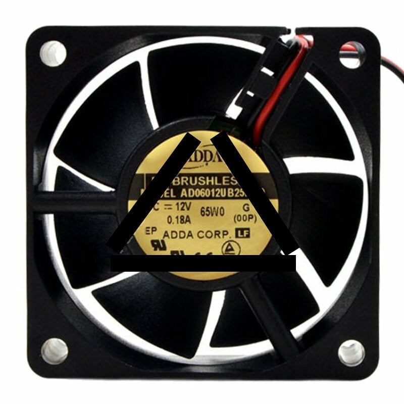 ADDA AD06012UB257100 DC 12V 0.18A 6025 Axial Brushless Cooling Fan