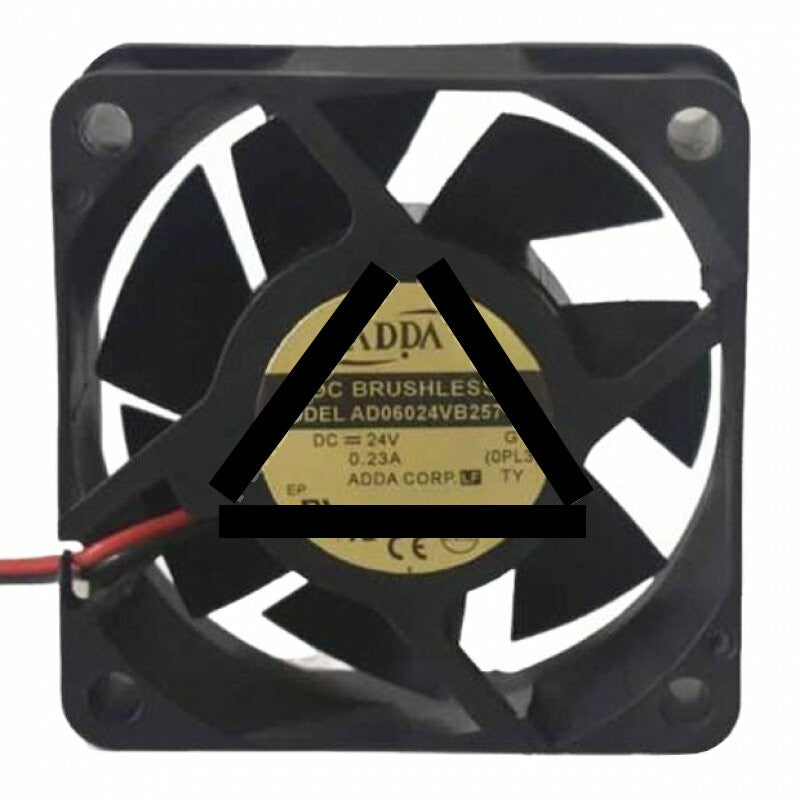 ADDA AD06024VB257100 DC 24V 0.23A 6025 Axial Brushless Cooling Fan