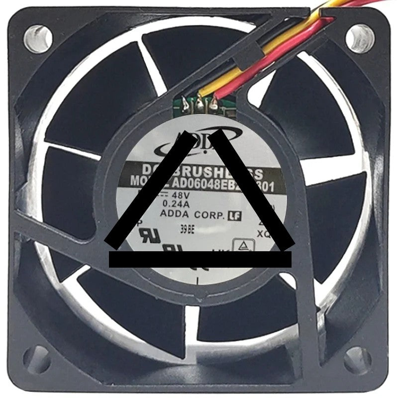 ADDA AD06048EB257301 48V 0.24A 3 Wires Axial Cooling Fan