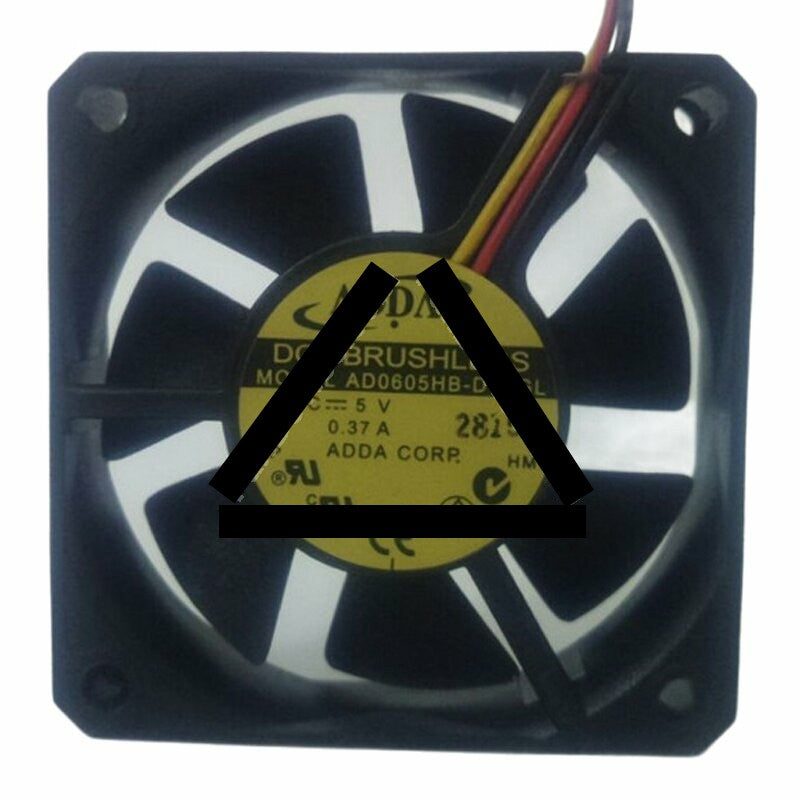 ADDA AD0605HB-D72GL DC 5V 0.37A 6015 Axial Brushless Cooling Fan
