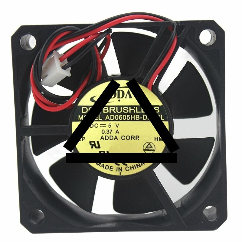ADDA AD0605HB-D73GL DC 5V 0.37A 6015 Axial Brushless Cooling Fan