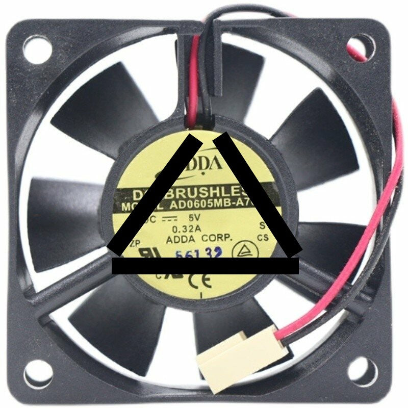 ADDA AD0605MB-A70GL DC 5V 0.32A 2 Wires / 3 Wires Axial Cooling Fan