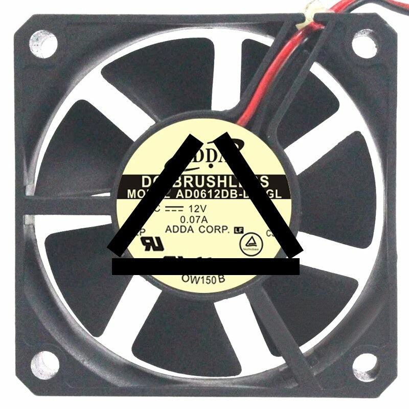 ADDA AD0612DB-D76GL 12V 0.07A 2 / 3 Wires Cooling Fan