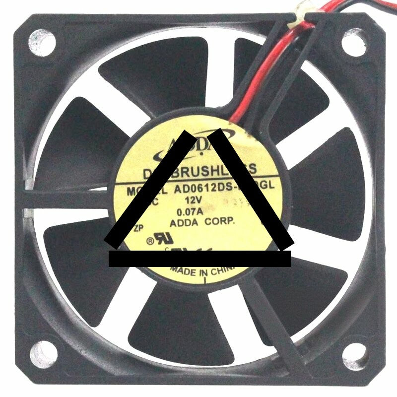 ADDA AD0612DS-D70GL DC 12V 0.07A 2 Wires DC Brushless Axial Cooling Fan