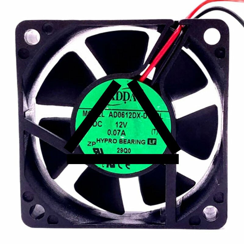 ADDA AD0612DX-D70GL DC 12V 0.07A 6010 Axial HYPRO Bearing Cooling Fan