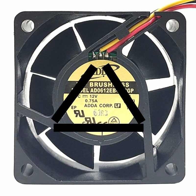 ADDA AD0612EB-A72GP DC 12V 0.75A 6025 Brushless Axial Cooling Fan