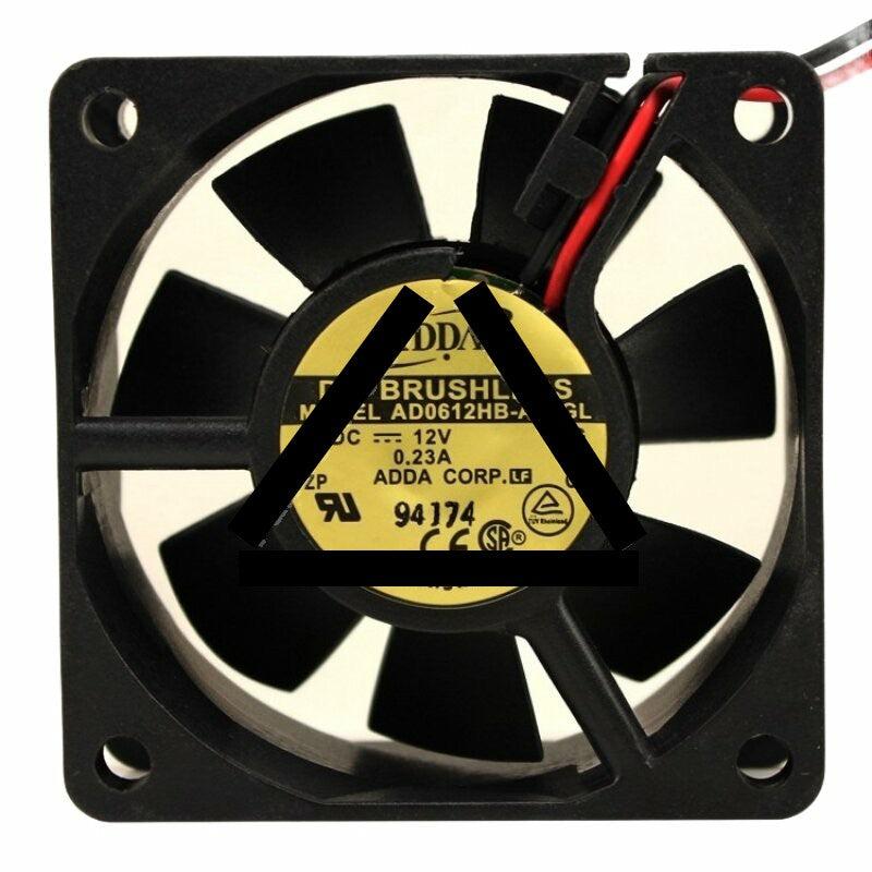 ADDA AD0612HB-A70GL DC 12V 0.23A 2 Wires Axial Cooling Fan