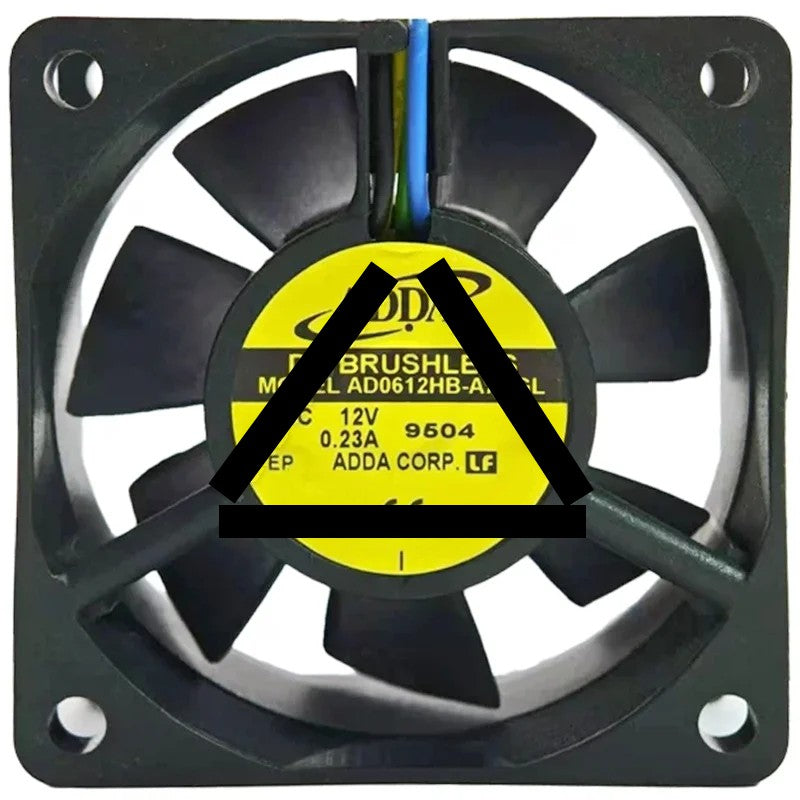 ADDA AD0612HB-A7BGL 12V 0.23A 4 Wires DC Brushless PWM Cooling Fan