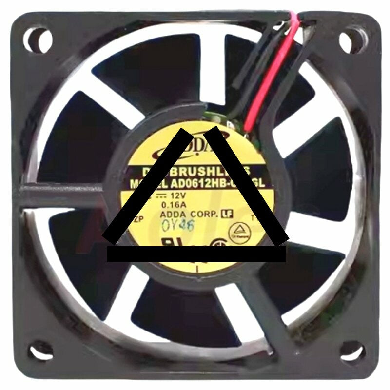 ADDA AD0612HB-C70GL DC 12V 0.16A 2 Wires Brushless Axial Cooling Fan