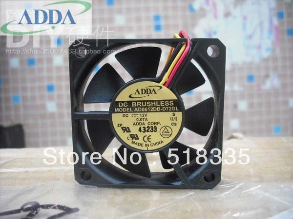 ADDA AD0612HB-D71GL 6CM 60*60*15MM 60MM DC BRUSHLESS TUBE AXIAL FAN