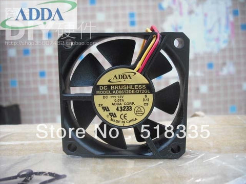 ADDA AD0612HB-D71GL 6CM 60*60*15MM 60MM DC BRUSHLESS TUBE AXIAL FAN