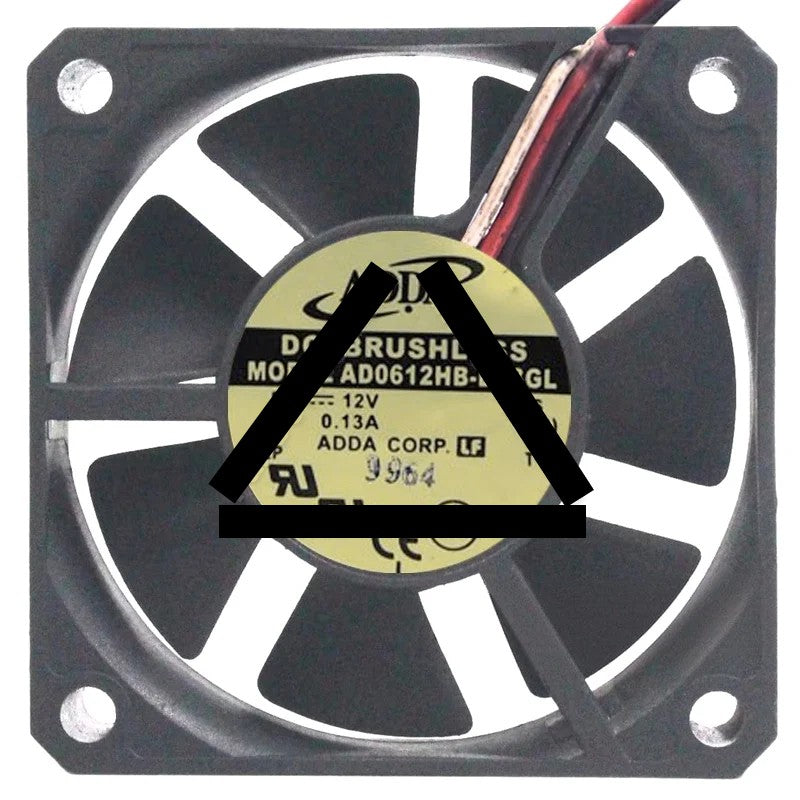 ADDA AD0612HB-D73GL 12V 0.13A DC Brushless 3 Wires Axial Cooling Fan
