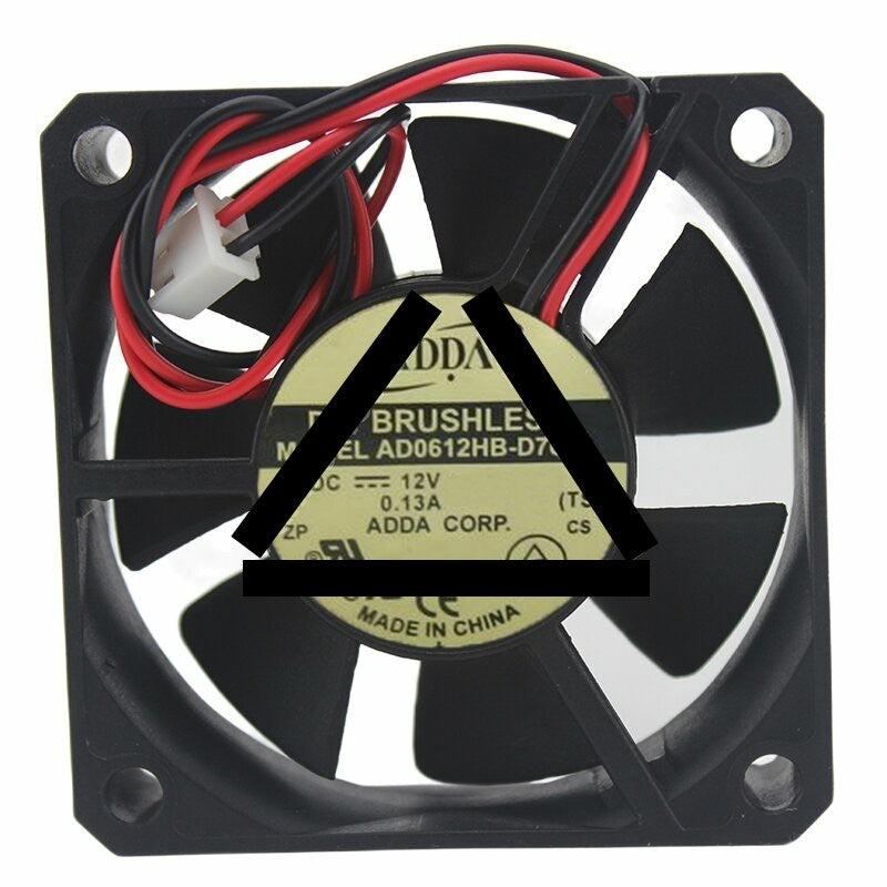 ADDA AD0612HB-D76GL DC 12V 0.13A 6015 Axial Brushless Cooling Fan