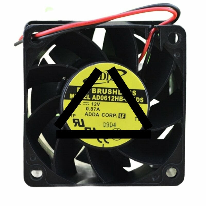 ADDA AD0612HB-F71DS DC 12V 0.87A 2 Wires Axial Cooling Fan