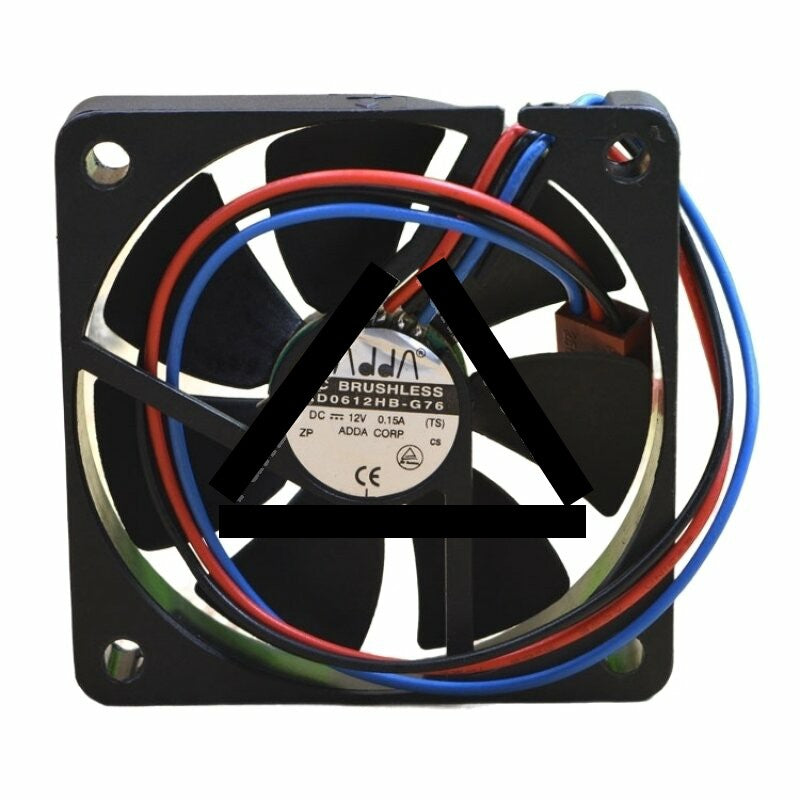 ADDA AD0612HB-G76 DC 12V 0.15A 2 Wires / 3 Wires Axial Cooling Fan