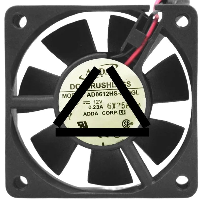 ADDA AD0612HS-A70GL 12V 0.23A DC Brushless 2 Wires Axial Cooling Fan