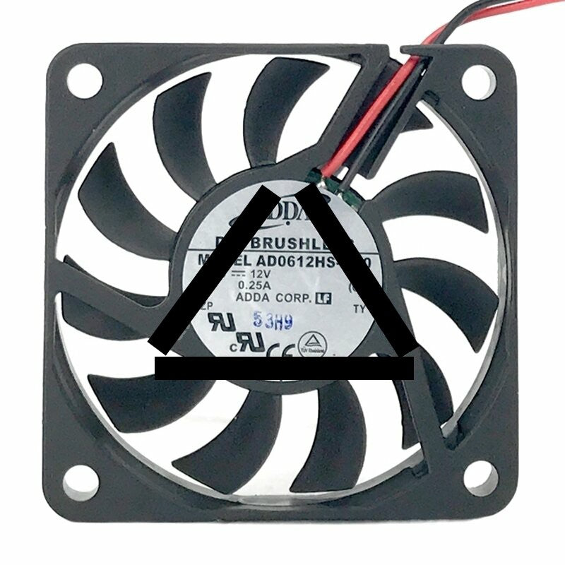 ADDA AD0612HS-GA0 DC 12V 0.25A 6010 Axial Cooling Fan