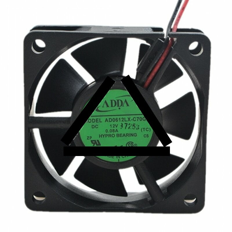 ADDA AD0612LX-C70GL DC 12V 0.08A 2 Wires / 3 Wires Axial Cooling Fan