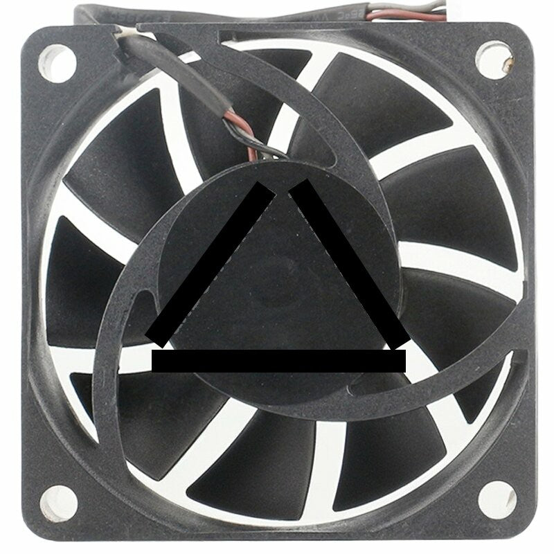 ADDA AD0612LX-H93 DC 12V 0.13A 3 Wires Brushless Axial Cooling Fan