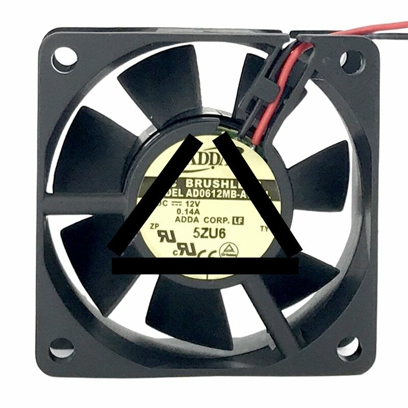 ADDA AD0612MB-A70GL DC 12V 0.14A 6025 Axial Cooling Fan