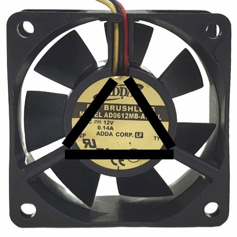 ADDA AD0612MB-A73GL DC 12V 0.14A 6025 Brushless Axial Cooling Fan