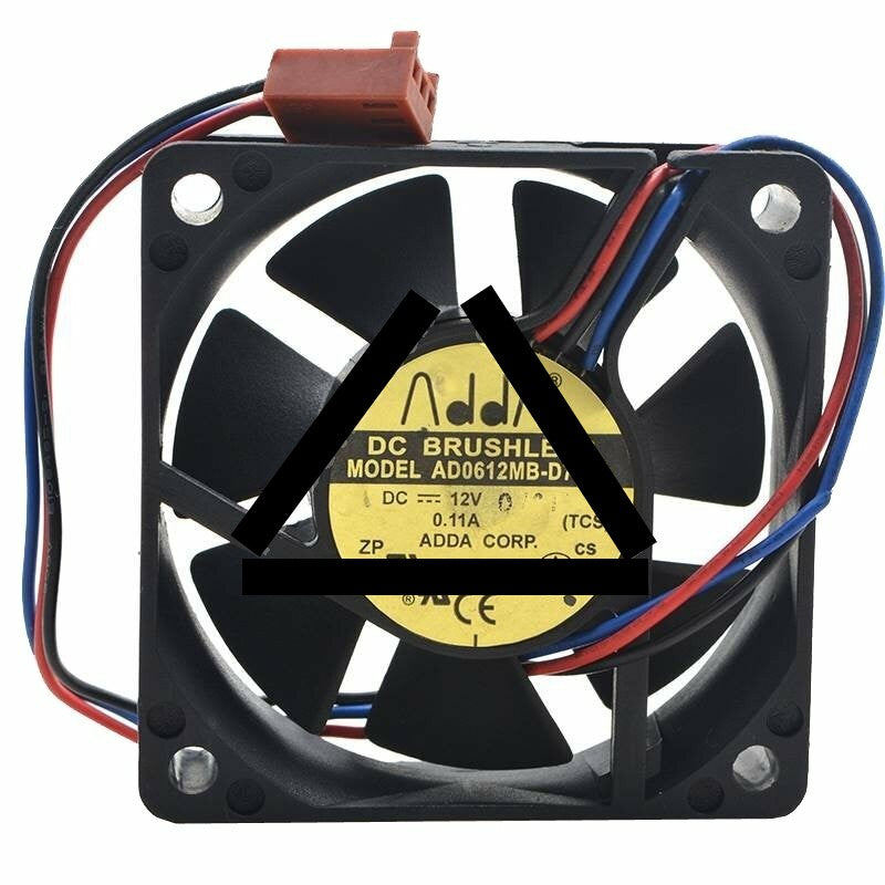 ADDA AD0612MB-D76GL DC 12V 0.11A 2 Wires / 3 Wires Axial Cooling Fan