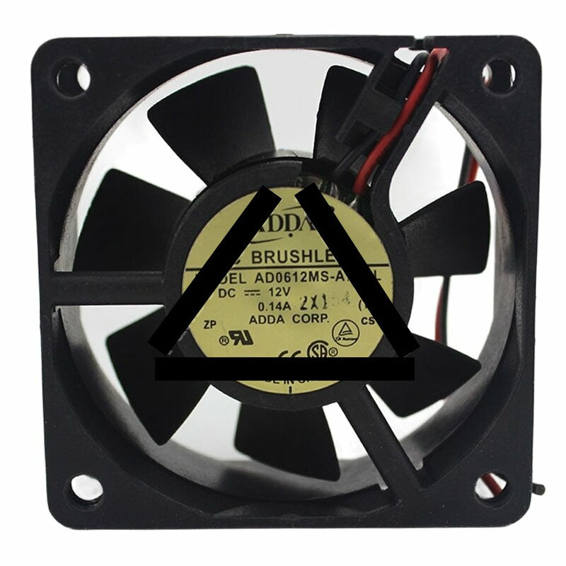 ADDA AD0612MS-A70GL DC 12V 0.14A 6025 Axial Brushless Cooling Fan