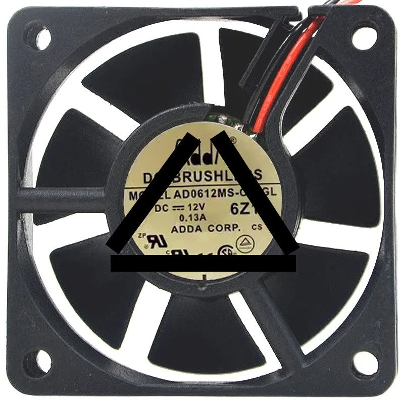 ADDA AD0612MS-C70GL 12V 0.13A DC Brushless 2 Wires Axial Cooling Fan