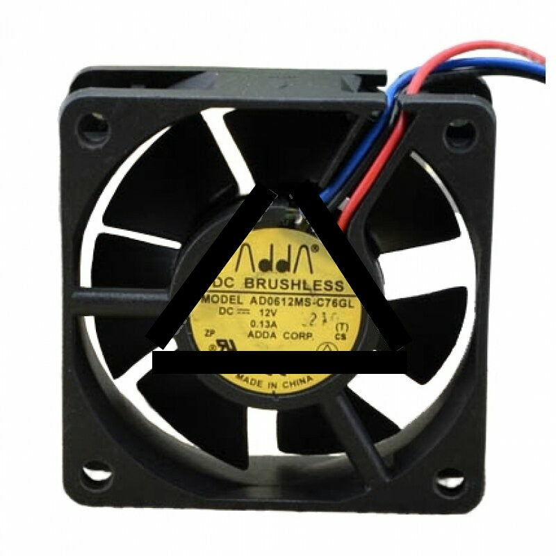 ADDA AD0612MS-C76GL DC 12V 0.13A 2 Wires / 3 Wires Axial Cooling Fan